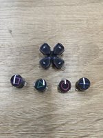 Pièce de rechange pour manette PS5 : Bouton directionnel en cristal, fonction D-pad, touches ABXY et levier analogique pour Astro Bot PS5