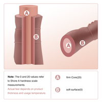 Hismith Dildo en silicone double densité extra large de 11 pouces, système KlicLok insérable de 10,25 pouces, ventouse, sangle de poignet