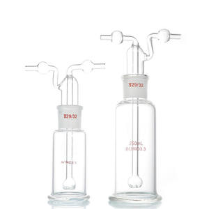 HAIJU LAB Glaswaren 250ml 500ml Poröse Gas wasch flasche mit hohem Boro silikat glas - Product Image 2