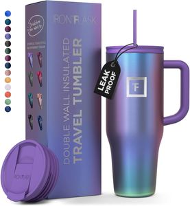 Bouteille d'eau isotherme en acier inoxydable sans BPA pour le sport et les voyages, gourde sous vide et thermos anti-fuite - Product Image 1