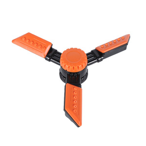 หัวฉีดน้ำแบบสามขา Huabangshi รุ่น Tripod Impact Sprinkler ระบบขับเคลื่อนด้วยเฟือง 360 องศา ทำจากพลาสติก สำหรับระบบน้ำในสวน - Product Image 1