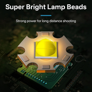 Siêu sáng 1700m dài phạm vi P50 điện hiển thị Telescopic <span class=keywords><strong>Zoom</strong></span> Xách Tay USB sạc LED ngọn đuốc ánh sáng chiến thuật đèn pin - Product Image 6