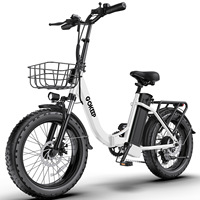 Vélo électrique à pneus larges de 20 pouces, modèle d'exportation transfrontalière, avec moteur arrière sans balais et batterie au lithium 52V13Ah, compatible avec les vélos électriques