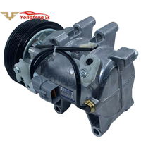 Compresor de aire acondicionado de CA para coche JS120 6PK de 118mm para 2012-2013 Changan Yuexiang CS35 1.6L para modelos de coche con tubería de 118mm