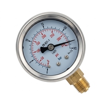 Portable Car Tyre Inflation Tire Pressure Gauges Industrial Hydraulic Standard Pressure Gauge