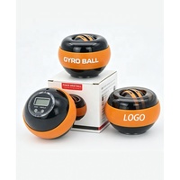Bola Giratoria de Ejercicio para Muñeca y Brazo con Luz LED, Duradera, Personalizable, para Entrenamiento de Fuerza (PC+Silicona)