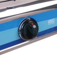 Xunda 2 brûleurs en acier inoxydable LPG NG Double brûleur cuisinière à gaz table de cuisson appareil de cuisine populaire pour l'extérieur ménage hôtel