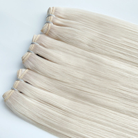 Blonde Premium Invisible Double Dessiné Vierge Cutical Aligné Extension de Trame de Machine de Cheveux Humains avec Prix de Gros