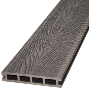 Nhật Bản Chất Lượng Hạt Gỗ Màu Xám Sâu Dập Nổi Chống Thối <span class=keywords><strong>Wpc</strong></span> Ngoài Trời <span class=keywords><strong>Decking</strong></span> Composite <span class=keywords><strong>Decking</strong></span> Cho Dự Án Ngoài Trời - Product Image 5
