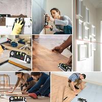 Kit d'outils de ligne de niveau laser ABS polyvalent Peaktop