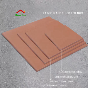 Sol <span class=keywords><strong>rouge</strong></span> vieux carreaux âgés avec étape nez - Product Image 2