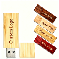 Flashdisk Kayu Logo Kustom 2GB 4GB 8GB 16GB 32GB Harga Grosir Memory Stick Hadiah Promosi