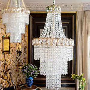 Splendido <span class=keywords><strong>Lampadario</strong></span> in Cristallo K9 Quadrato <span class=keywords><strong>per</strong></span> Illuminazione Decorativa Esterna <span class=keywords><strong>per</strong></span> Matrimoni, Vendita all'Ingrosso <span class=keywords><strong>per</strong></span> Decorazioni Nuziali - Product Image 4