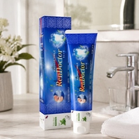 Dentifrice Menthe Fraîche Blanchissant les Dents Prévention des Caries Sans Fluorure Dents Sensibles Haleine Fraîche Longue Durée Soin Bucco-dentaire