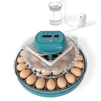 Le plus récent mini incubateur 30 oeufs incubateur d'oeufs automatique double puissance