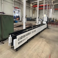 Máquina de Corte Láser de Fibra CNC para Tubos con Mandril Rotatorio 3D 45 °   Cortadora de tubos con alimentación automática y corte a cero para tubos redondos y cuadrados