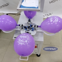 Imprimante sérigraphique à 4 stations pour ballons en latex, couleur unique