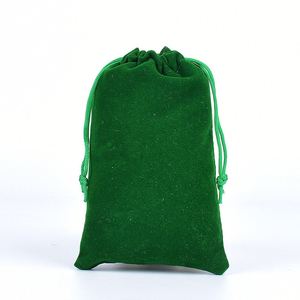 Sacs en velours à cordon 10x20cm pour colliers de pierres précieuses, lunettes, emballage de bijoux - Personnalisable - Product Image 3