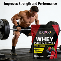 Vente flash : Complément de musculation Fitness Muscle Body Fortress Weight Mass Gainer 907g Gym Isolate Drink Whey Protein Powder