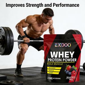 מכירת חיסול תוסף תזונה לחיזוק שרירים, בניית גוף, עלייה במסת שריר, 907 גרם, משקה חלבון מי גבינה מבודד לחדר כושר - Product Image 5