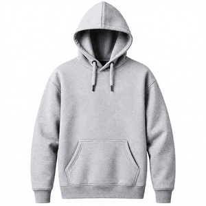 Sudadera con Capucha Gris 1977 Essential, Sudadera de Forro Polar Holgada, Estilo Urbano de Invierno con Bolsillo - Product Image 5