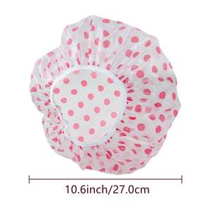 Bonnet de douche portable élastique bonnet de douche imperméable coloré épaissir élastique chapeau de bain bonnet de bain pour femmes - Product Image 4