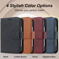 Étui portefeuille en cuir pour téléphone portable Miniboo pour iPhone Duo Ultra, multifonction, porte-cartes, en cuir PU, style livre, étui portefeuille Duo Fold