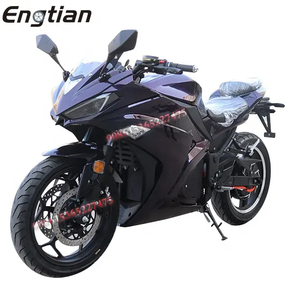 Engtian, новый дизайн, супер мощные электрические гоночные мотоциклы 8000 Вт, мощный двигатель с литиевой батареей, электрический мотоцикл