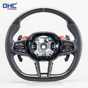 <span class=keywords><strong>Volant</strong></span> personnalisé en fibre de carbone véritable pour <span class=keywords><strong>BMW</strong></span> CS 2024 F30 G20 G30 E60 E46 F10, <span class=keywords><strong>volant</strong></span> sport en cuir OHC Motors - Product Image 1