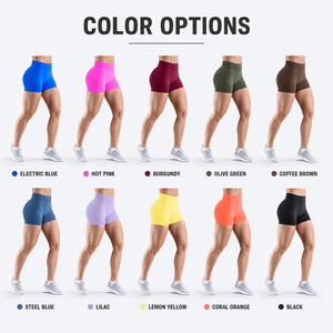 Shorts Deportivos de Cintura Alta para Mujer, Transpirables, Suaves, Elásticos, Ajustados, para Gimnasio, Uso Diario y Ropa Deportiva - Product Image 4
