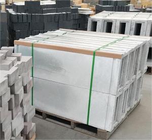 Ladrillo refractario de carburo de silicio unido de nitruro de silicio de ladrillo refractario de alta calidad utilizado para revestimiento de celdas electrolíticas de aluminio - Product Image 5