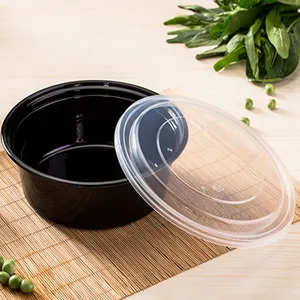 Best Selling Round Microwavable Disposable Container Paper Lunch Boxes Takeaway Food Box Lunch Box With Lid