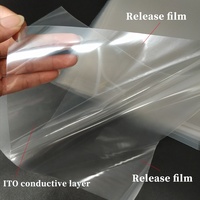 Conductailcoat Suitsfor LCD EMI Blinding Touch Screeuuniformble Solar Cell Costume PET Chemical Soft Conductor Film Transparent