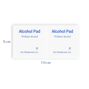 Toallitas desinfectantes desechables con <span class=keywords><strong>alcohol</strong></span> isopropílico al 70%, 3*6 cm, 100 unidades, de algodón, para antisepsia y desinfección - Product Image 2