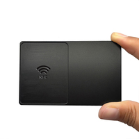 Carte de visite en métal vierge NFC en acier inoxydable avec étiquette NFC