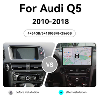 Audi Q5 2010-2018 için 13.3 İnç Araç Radyosu, Araç Multimedya Oto GPS Navigasyon Ünitesi Araç Radyosu