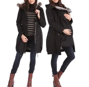 Vente en gros 3 en 1 Gilet de maternité manteaux d'hiver pour dames femmes manteaux outwear