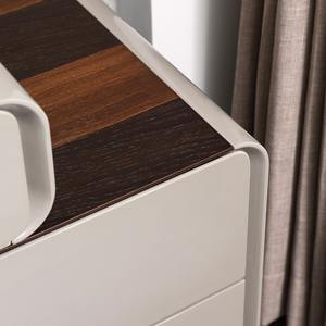 Lemari Penyimpanan Meja Rias Modern Kamar Tidur Meja Rias Mewah Ringan Panel MDF Apartemen Kecil Tanpa Kemasan - Product Image 4