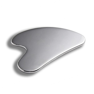 Custom Brand Medical Grade AISI 304 Facial GuaSha Scraping Therapy Plate Tool Gua Sha Scraper - Product Image 6