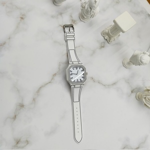 Reloj de Cuarzo Cuadrado Personalizado al por Mayor para Hombre, Fabricantes Chinos, Estilo Moderno y Ejecutivo, Hebilla Ajustable, Precio Económico - Product Image 6