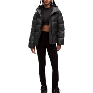 Nouveauté, manteaux chauffants pour femmes, design personnalisé avec logo, hiver, noir, épais, confortable - Product Image 3