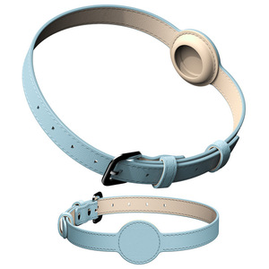 2025 nuevo duradero personalizado al por mayor de cuero de lujo impermeable seguimiento Airtag lindo Premium seguimiento mascota gato perro collares - Product Image 6