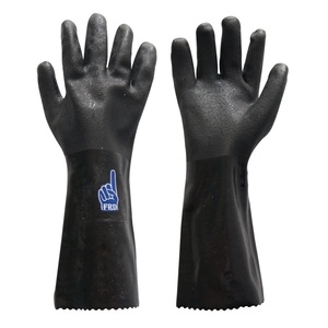 Guantes de trabajo de seguridad Industrial de PVC, resistentes a químicos y aceite, 1 comprador - Product Image 3