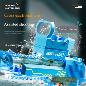 宇通男女通用电动发光玩具水枪高射击速度沙鹰手枪户外运动塑料ABS批发 - Product Image 4