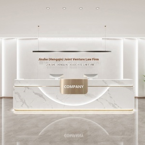 Mostrador de recepción de <span class=keywords><strong>spa</strong></span> moderno personalizado diseño rosa y blanco <span class=keywords><strong>para</strong></span> vestíbulo de hotel y oficina <span class=keywords><strong>para</strong></span> áreas de recepción de salón de belleza - Product Image 1