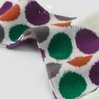 Calcetines de Vestir Personalizados para Mujer, Antideslizantes, con Estampado de Puntos Coloridos por Transferencia Térmica, Tejidos, Transpirables, a Media Pantorrilla, Cálidos para Uso Diario
