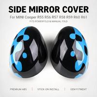 Coques de rétroviseurs Carwoman Vivid pour MINI Cooper R55 R56 R57 R58 R59 R60 R61 2007-2016 ABS, pliage électrique et manuel, vente en gros