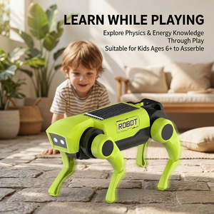 Robot Bionico Elettrico Camminante Fai-da-Te a Energia Solare, Giocattolo per Gatti e Cani, Esperimento Scientifico STEM per Bambini, Stile Cartone Animato - Product Image 6