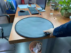 24' Inch Round Aluminum Silicone Fiberglass Non-Stick Fireproof <strong>Fireside</strong> Outdoor <strong>Grills</strong> and Fire Pits Fire Resistant Mat - Product Image 6