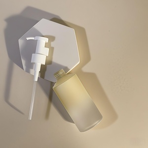 300ml-500ml Pet hình trụ mỹ phẩm Lotion bơm chai chăm sóc da tóc dầu gội kem bao bì tùy chỉnh in logo - Product Image 6